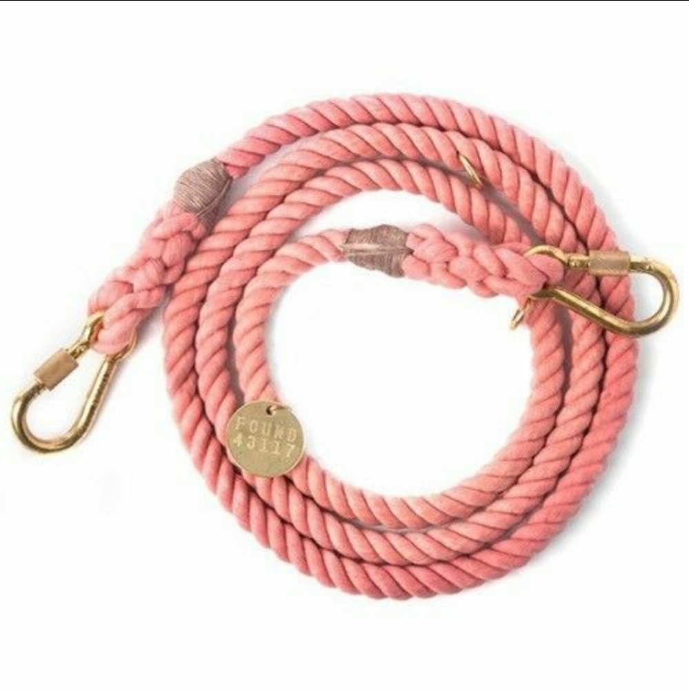Found my animal medium rope adjustable leash